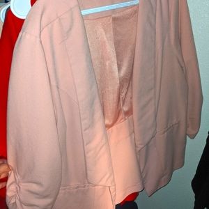 Pink/peach torrid blazer size 2